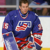 Mike Richter Signed Team USA 2002 Jersey (JSA COA) 94 Rangers Stanley Cup Champ