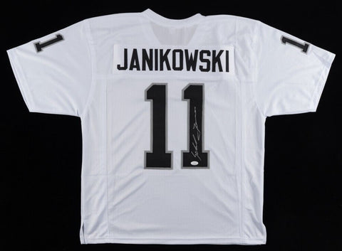 Sebastian Janikowski Signed Raiders Jersey (JSA COA) Oakland Kicker 2000 - 2017