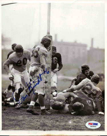 Don Kindt Autographed Signed 7x9 Wire Photo Chicago Bears PSA/DNA #S40865