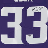 Framed Dalvin Cook Minnesota Vikings Autographed Purple Nike Limited Jersey