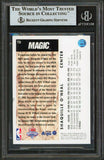 Magic Shaquille O'Neal Signed 1992 Upper Deck #1B Rookie Card BAS Slabbed
