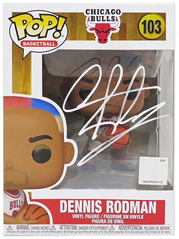 Dennis Rodman Signed Chicago Bulls NBA Funko Pop Doll #103 - (SCHWARTZ COA)