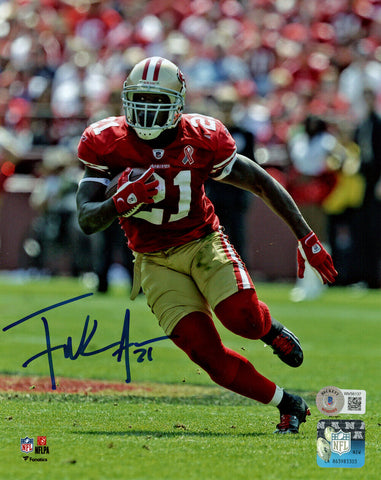 Frank Gore Autographed/Signed San Francisco 49ers 8x10 Photo Beckett 37698