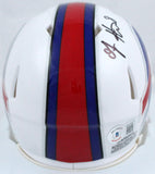 O.J. Howard Autographed Buffalo Bills 2021 Speed Mini Helmet-Beckett W Hologram