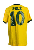 Pele Signed Brazil Soccer Jersey BAS