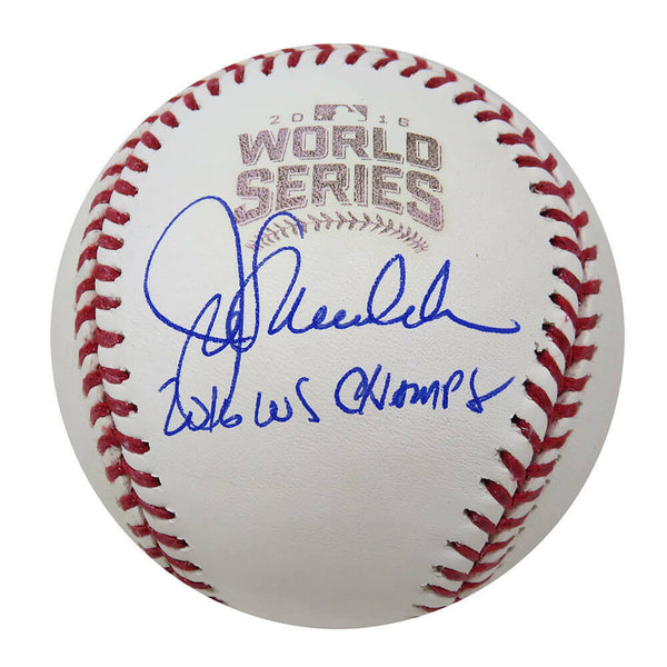 Joe Maddon Signed Rawlings 2016 World Series Baseball w/2016 WS Champs -(SS COA)