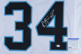 DeAngelo Williams Signed Carolina Panthers Jersey (PSA COA) 2009 Pro Bowl R.B.