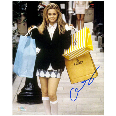 Alicia Silverstone Autographed 1995 Clueless 8x10 Cher Shopping Photo