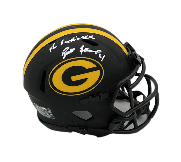 Brett Favre Signed Green Bay Speed Eclipse NFL Mini Helmet-"The Gunslinger"