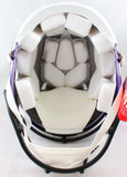 Justin Jefferson Autographed Vikings F/S Speed Authentic Helmet- Beckett W Holo