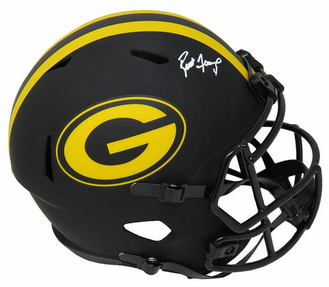 Brett Favre Signed Packers Eclipse Riddell Full Size Replica Helmet (Favre Holo)