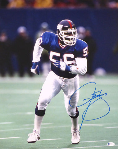 LAWRENCE TAYLOR AUTOGRAPHED SIGNED 16X20 PHOTO NEW YORK GIANTS BECKETT 177681