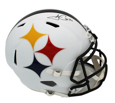 James Connor Signed Pittsburgh Steelers Speed Full Size AMP NFL Helmet
