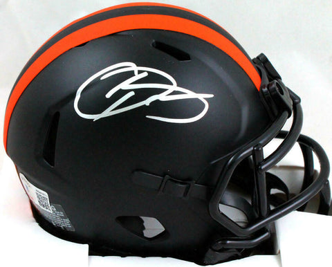 Odell Beckham Signed Cleveland Browns Eclipse Speed Mini Helmet-Beckett W Holo