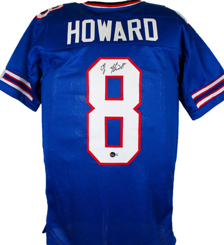 O.J. Howard Autographed Blue Pro Style Jersey-Beckett W Hologram *Black