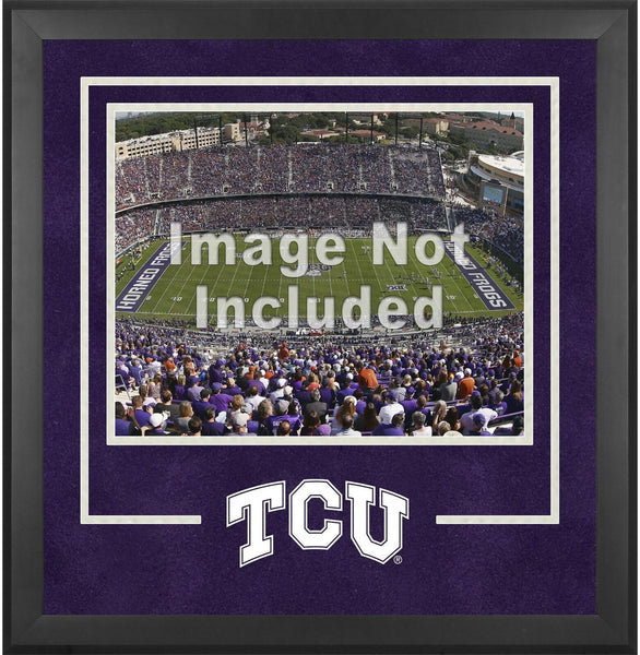 TCU Horned Frogs Deluxe 16x20 Horizontal Photo Frame w/Team Logo