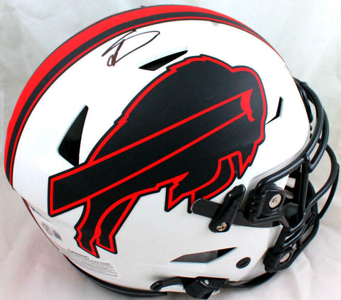Stefon Diggs Signed Buffalo Bills F/S Lunar SpeedFlex Authentic Helmet-BAW Holo