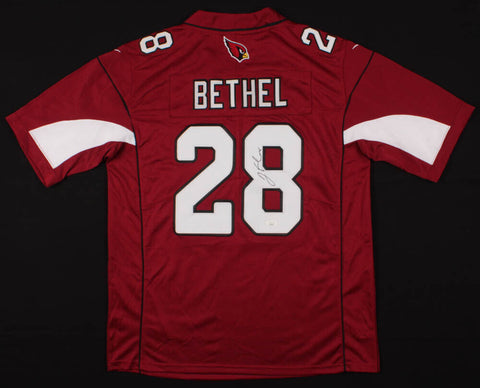 Justin Bethel Signed Arizona Cardinals Custom Jersey (JSA COA) 3xPro Bowl D.B.