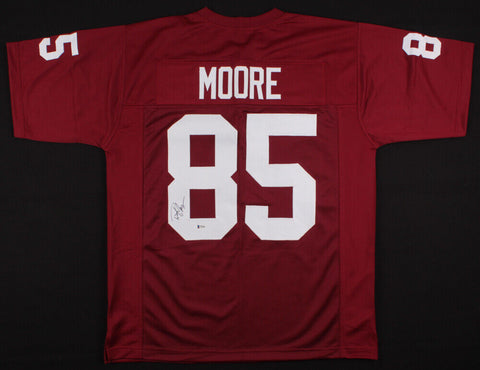 Rob Moore Signed Arizona Cardinals Maroon Jersey (Beckett COA) 2xPro Bowl W.R.