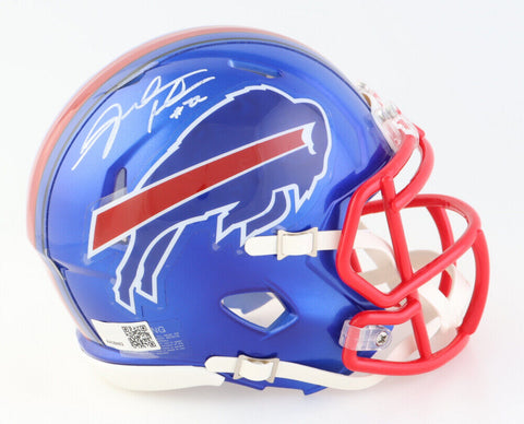 Fred Jackson Signed Buffalo Bills Flash Alternate Speed Mini Helmet (TSE) R.B.