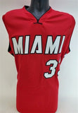 Alonzo Mourning Signed Miami Heat Jersey (JSA COA) #2 Overall Pick 1992 NBA Drft