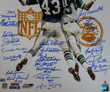 1969 New York Jets Signed Super Bowl III 16x20 Photo 24 Sigs Namath FAN 34009