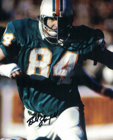 Bill Stanfill Autographed/Signed Miami Dolphins 8x10 Photo 30155