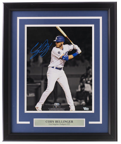 Cody Bellinger Signed Framed Los Angeles Dodgers 11x14 Photo Fanatics MLB