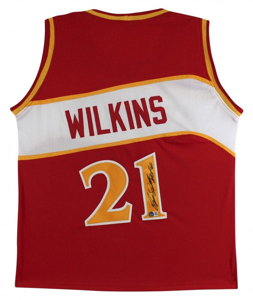 Dominique Wilkins Signed Atlanta Hawks Jersey Inscribed HOF 06 (Beck –  Super Sports Center