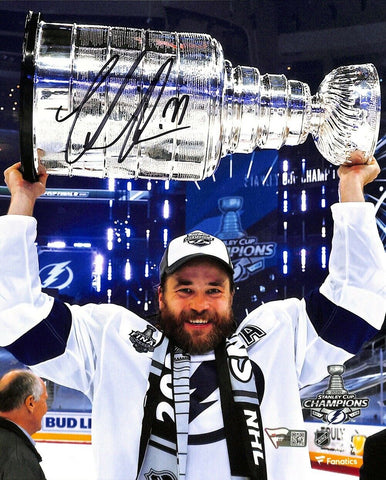 Victor Hedman Signed 8x10 Tampa Bay Lightning Stanley Cup Hockey Photo Fanatics