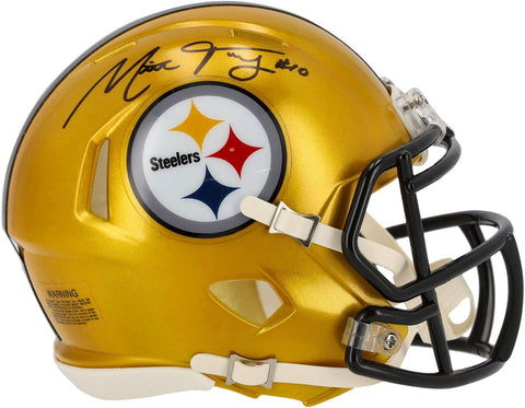 Mitchell Trubisky Steelers Signed Riddell Flash Alternate Speed Mini Helmet
