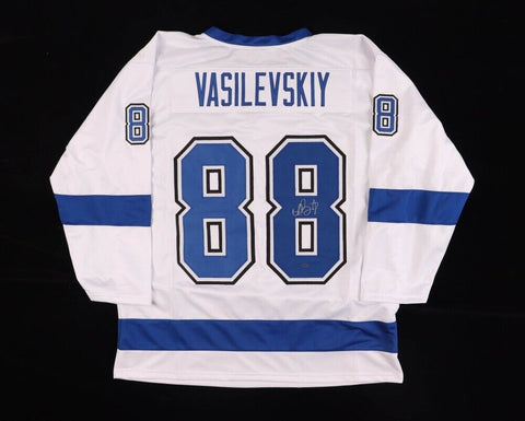 Andrei Vasilevskiy Signed Tampa Bay Lightning Jersey (OKAuthentics) 4xAll Star