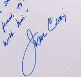 Jim Craig Signed Framed 16x20 Team USA Story Photo Steiner Hologram