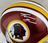 Thaddeus Moss Signed Washington Redskins Mini Helmet - Beckett W Auth *White