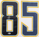 Antonio Gates Signed Los Angeles Chargers 35x43 Framed Jersey (Beckett Hologram)