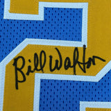 Framed Autographed/Signed Bill Walton 33x42 UCLA Blue College Jersey JSA COA