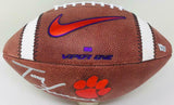 TREVOR LAWRENCE Autographed Clemson Tigers Official Nike Game Football FANATICS