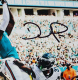 DeVante Parker Autographed Miami Dolphins 8x10 TD Catch Photo- JSA W Auth *Black