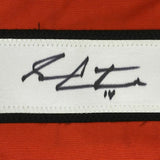 Autographed/Signed SEAN COUTURIER Philadelphia Orange Hockey Jersey JSA COA Auto