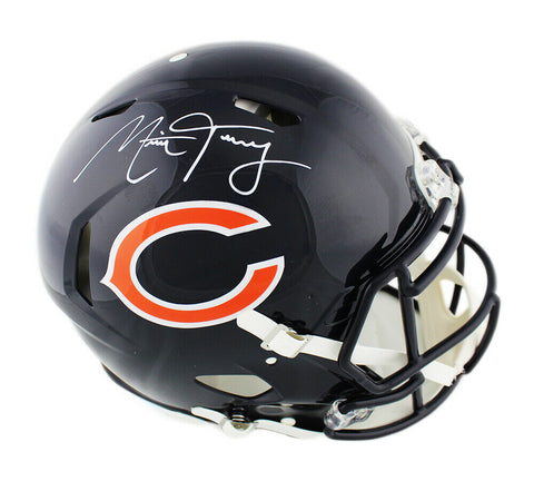 Mitch Trubisky Signed Chicago Bears Speed Authentic NFL Helmet