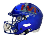 AARON DONALD Autographed "SB LVI Champs" Rams Speed Flex Helmet FANATICS