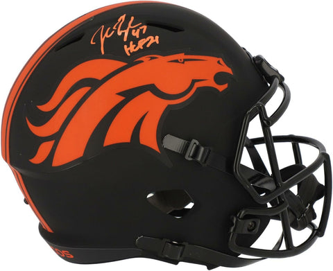 John Lynch Denver Broncos Signed Eclipse Alternate Replica Helmet & HOF2021 Insc