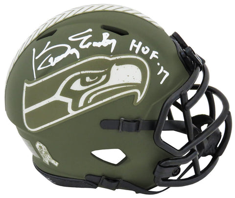 Kenny Easley Signed Seahawks STS Riddell Speed Mini Helmet w/HOF'17 - (SS COA)