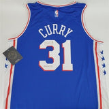 Seth Curry "Equality" Signed Philadelphia 76ers NBA Swingman Jersey (JSA COA)