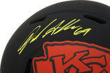 Jared Allen Signed Kansas City Chiefs Authentic Eclipse Helmet Beckett 37677