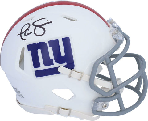 Phil Simms New York Giants Signed Flat White Alternate Revolution Mini Helmet