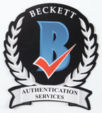 Dick Butkus Signed Bears 35x43 Framed Jersey (Beckett) 8xPro Bowl /1965-1972 L.B