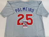 Rafael Palmeiro Signed Chicago Cub Jersey (JSA COA) 500 Home Run & 3000 Hit Club