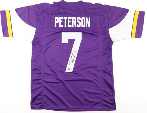 Patrick Peterson Signed Minnesota Vikings Jersey (Beckett) 8xPro Bowl Cornerback