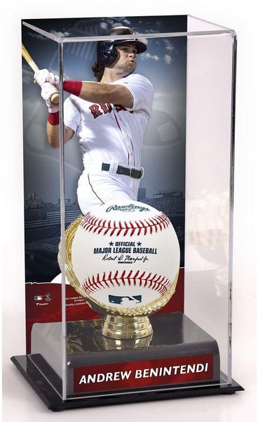 Andrew Benintendi Red Sox Display Case w/Gold Glove Holder